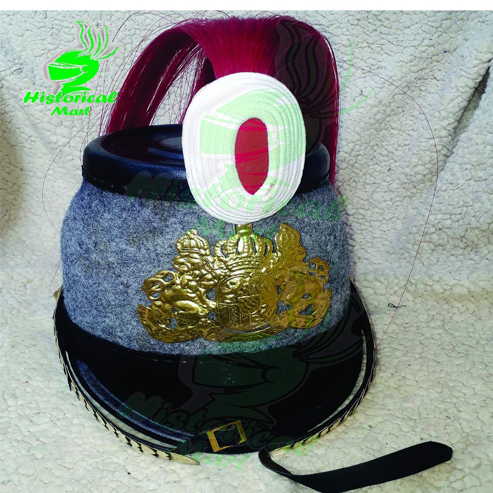 Q-Prussian Shako Helmet for Officer Ranks