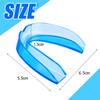 BBTO 20 Pieces Sports Mouth Guard Boxing Mouth Protection Athletic Mouthpiece for Football Basketball Hockey Karate Rugby Match (Adult (11 Yrs & Above),Transparent Color, Blue) view 2