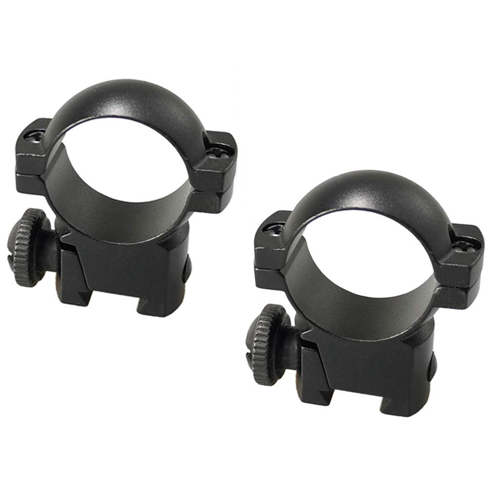 Jnrtifow Medium Profile 1 inch Diameter Scope Ring Set for 11mm Dovetail Rails