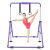 RINREA Gymnastic Bars for Kids with Adjustable Height, Folding Gymnastic Training Kip Bar, Expandable Horizontal Bar for Home view 1