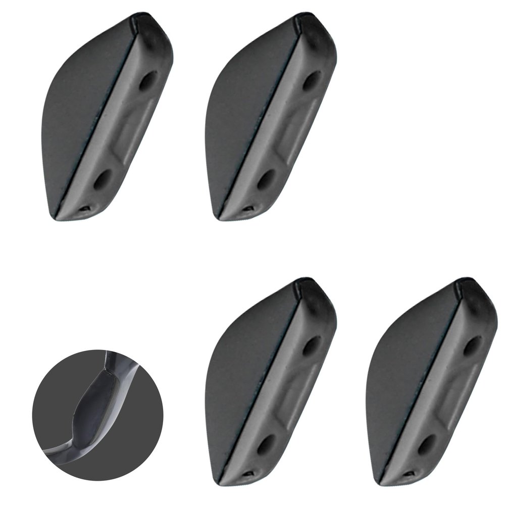 Betterun 2 Pairs Black Replacement Nose Pads for Oakley Crosslink OX8030/Crosslink Sweep OX8031/Crosslink Pitch OX8037