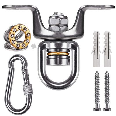 SELEWARE Heavy-Duty Punching Bag Hanger, 304 Stainless Steel Mount with 360 Swivel Bearing for Boxing, Muay Thai, MMA Training, 700lbs Capacity
