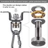 SELEWARE Heavy-Duty Punching Bag Hanger, 304 Stainless Steel Mount with 360 Swivel Bearing for Boxing, Muay Thai, MMA Training, 700lbs Capacity view 3