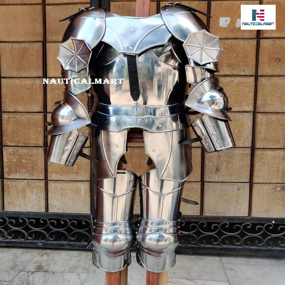 Nautical-Mart LARP Suit Of Armor- Gothic wearable Suit Of Armor