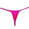JAXFSTK Men's Spandex Micro Thong Gay Men T-Back G-String Jockstrap Underwear Pouch Tanga Pink M view 3