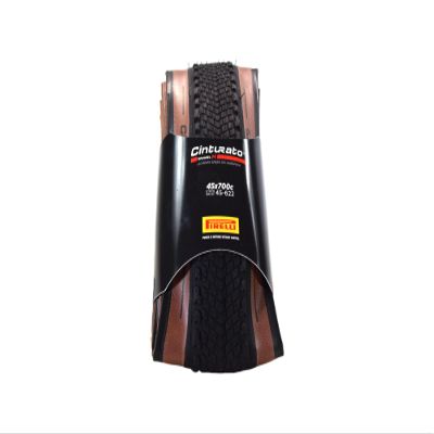 Pirelli Cinturato Gravel H Classic 45-622 (700 x 45c) Gravel Bike Tire (Classic Tan) Designed for Compact Terrain - SpeedGRIP Compound for Superior Grip in All Weather (1 Tire)