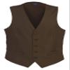 Gioberti Men's Formal Suit Vest Fit for Business or Casual Dress, Light Brown, 4X-Large view 1