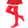 Lastclream Women Costume Thigh High Silk Stockings for Girls Over Knee Socks Cosplay Knee High Hosiery (Red) view 2
