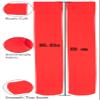 Lastclream Women Costume Thigh High Silk Stockings for Girls Over Knee Socks Cosplay Knee High Hosiery (Red) view 4