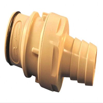 Colder Products Coupler, Polypropylene, Gray, Push In - HFCD22612