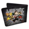 ABYSTYLE My Hero Academia Bi-Fold Multipurpose Wallet Izuku & Bakugo Premium 3.74" x 4.3" Money Credit Card Holders Anime Wallet Manga Merch Accessories Gift view 2