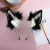 QinRuan Fox Cat Long Fur Ears Hair Headwear Wolf Animal Anime Halloween Cosplay Costume view 2
