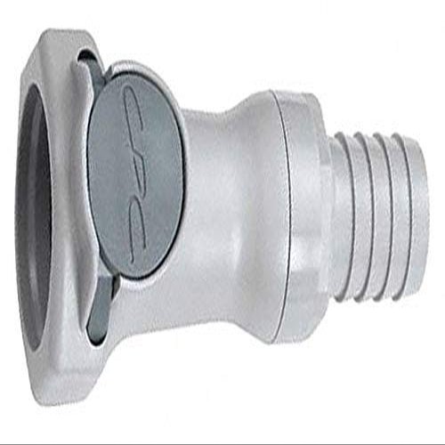 Colder Products Coupler, Polypropylene, Gray, Push In - HFC17612