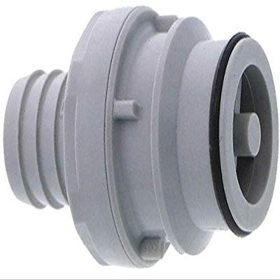 Colder Products Coupler, Polypropylene, Gray, Push In - HFC22812