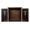 American Legend Traditional Dartboard Cabinet, brown view 1