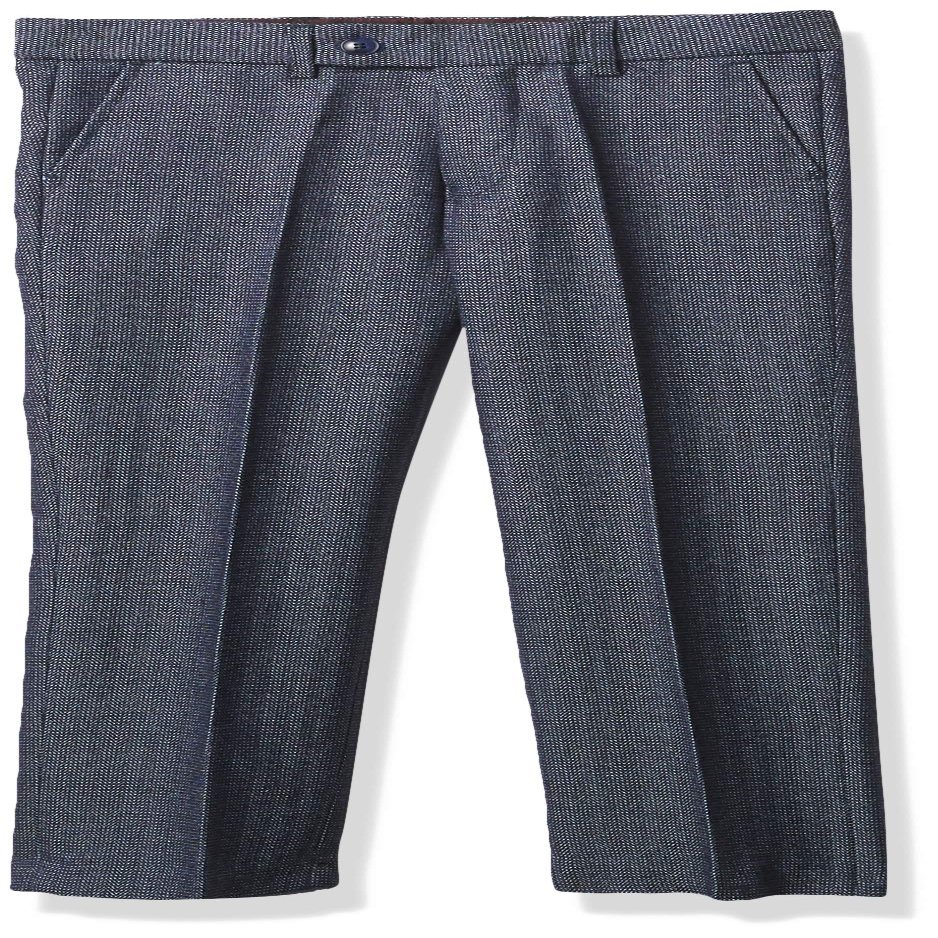 Isaac Mizrahi Boys' Slim Fit Birdseye Pants, Cobalt Blue, 5