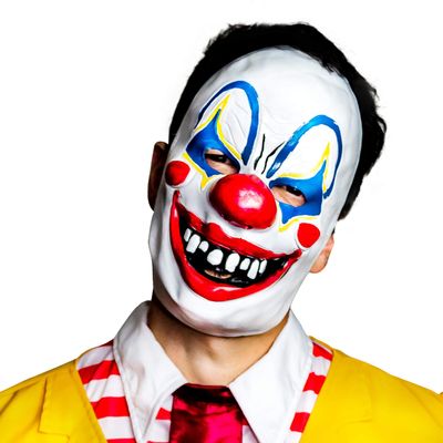Bristol Novelty -BM580 Scary Clown Mask, Multicolor (BM580)