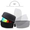 ZIONOR Ski Goggles with a Hard EVA Protection Case view 3
