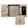 American Legend Barnwood Dartboard Cabinet with Wheat Finished Barn Style Doors - Dartboard Not Included view 1