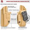 Amberide Glock 19 IWB Holster, Kydex-Boltaron Inside Waistband Holster for Glock 19/19X/44/45/23/32 Gen 15, Concealed Carry, Adjustable 030 Cant, Secure Retention, Low-Print Design view 4