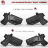 Amberide Glock 26/27/33 IWB Holster,Kydex-Boltaron Inside Waistband Fit Glock 26 27 33 Gen 15,Secure Retention,Quick Draw,030 Cant view 2