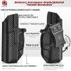 Amberide Glock 26/27/33 IWB Holster,Kydex-Boltaron Inside Waistband Fit Glock 26 27 33 Gen 15,Secure Retention,Quick Draw,030 Cant view 4