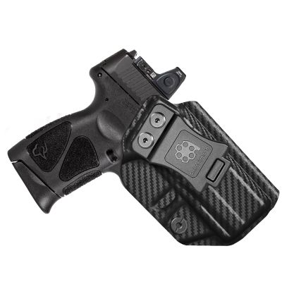 Amberide Taurus G3C/G2C/G2S/PT111 G2/PT140 IWB Holster,Tough KydexBoltaron Inside Waistband Holster for Taurus 9mm/.40 Pistols, Defined Retention Click,030Cant Adjustment,Optics-Ready Compatible