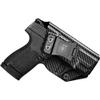 Amberide S&W Shield Plus IWB Holster,Kydex-Boltaron Inside Waistband Fit M&P Shield Plus M2.0 M1.0 3.1" 9mm/.40,Secure Retention,Quick Draw,030 Cant view 1