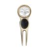 US 2004 Westward Journey Jefferson Nickel 5 Cent BU Uncirculated Coin Magnetic Golf Ball Marker Divot Tool NEW - Louisiana Purchase/Peace Medal Handshake view 1