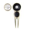 US 2004 Westward Journey Jefferson Nickel 5 Cent BU Uncirculated Coin Magnetic Golf Ball Marker Divot Tool NEW - Louisiana Purchase/Peace Medal Handshake view 2