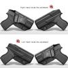 Amberide Glock 43/43X IWB Holster, Kydex-Boltaron Inside Waistband Fit Glock 43 & 43X Pistols, Secure Retention, Low-Print Design, 030 Adjustable Cant view 2