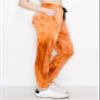 ALWAYS Women's Ribbed Tie Dye Jogger Pants - Rib Knit Active Track Lounge Sweatpants Ruby 2XL view 3