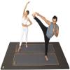 POGAMAT Premium Large Exercise Mat - 6 ft X 6 ft X 1/4" Thick Durable Workout Mat For Home Gym Flooring - Works Great For All Cardio, Yoga Mat, Exercise Bike Mat - Use With Or Without Shoes view 4