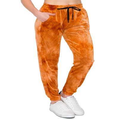ALWAYS Women's Ribbed Tie Dye Jogger Pants - Rib Knit Active Casual Track Lounge Sweatpants Ruby 2XL