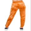 ALWAYS Women's Ribbed Tie Dye Jogger Pants - Rib Knit Active Casual Track Lounge Sweatpants Ruby 2XL view 4