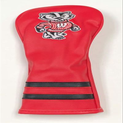 NCAA Wisconsin Badgers Vintage Fairway Golf Club Headcover Red/Black