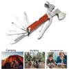 XKH- 16 in 1 Survival Gear Camping Multi tool Tool Stainless Steel For Hiking Fishing Outdoor Emergency Kit w/Hammer Axe Knife Bottle Opener Screwdriver etc [P/N: ET-TOOL015-RED] view 1