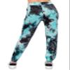 ALWAYS Women's Ribbed Tie Dye Jogger Pants - Rib Knit Active Casual Track Lounge Sweatpants Black Blue 2XL view 4