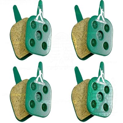 DiscoBrakes 4 Pairs CopperFree Pads for Tektro Io N11.11 Disc Brake, MTB Bicycle