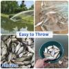 Neween Cast Net, American Saltwater Cast Nets for Fishing, 3ft-10ft Radius Casting Net for Bait Fish, 3/8 Inch Professional Grade Monofilament Throw Nets for Fishing Bait with Heavy Duty Sinker view 2