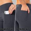 G Gradual Women's Yoga Pants with Pockets Flare Leggings High Waist Yoga Dress Pants Bootcut Casual Work, Grey, Small view 4