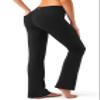 G Gradual Women's Yoga Pants with Pockets Flare Leggings High Waist Yoga Dress Pants Tall Bootcut Casual Work, Black, Medium view 2