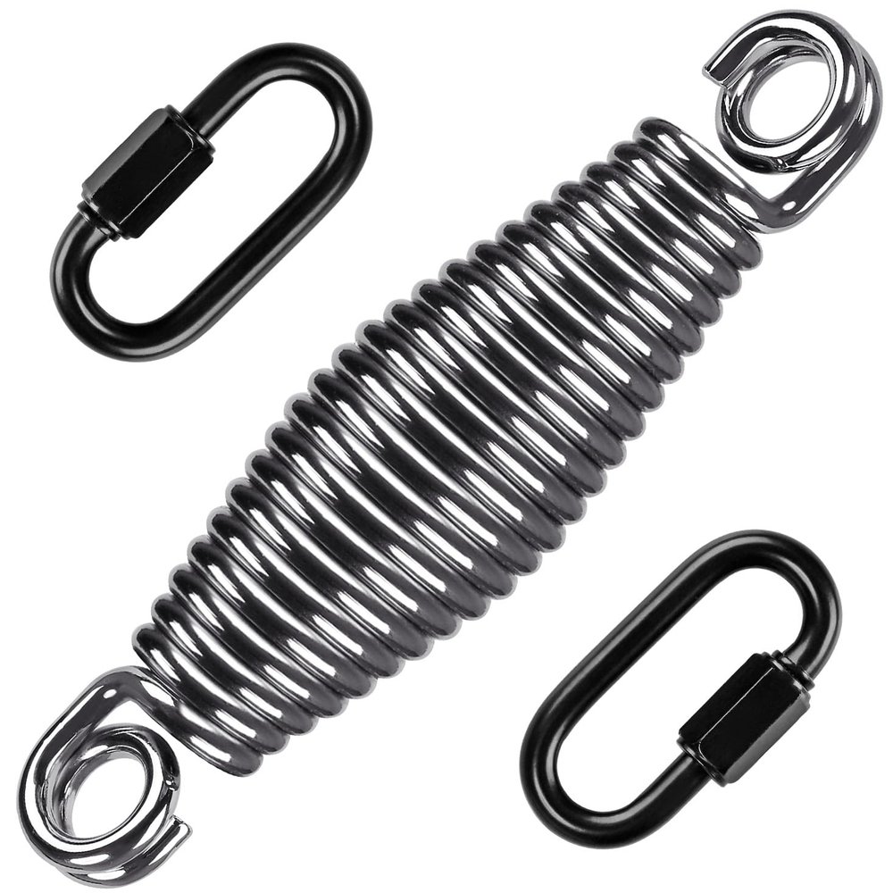 SELEWARE Heavy Duty Heavy Bag Spring for Punching Bag up to 150 lbs, Eliminates Ceiling Vibration During Boxing Workouts, Closed Ring Conical Shape