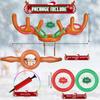 4 Pack Inflatable Antler Ring Games, Reindeer Ring Stocking Stuffers for Christmas Party Games Funny Gifts Adults Outdoor Indoor Favors (4 Antlers,16 Rings,1 Pump) view 2