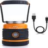LED Camping Lantern Rechargeable, 1800LM, 4 Light Modes, 4400mAh Power Bank, IP44 Waterproof, Perfect Lantern Flashlight for Hurricane, Emergency, Power Outages, Home and More, USB Cable Included view 1