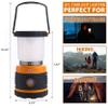 LED Camping Lantern Rechargeable, 1800LM, 4 Light Modes, 4400mAh Power Bank, IP44 Waterproof, Perfect Lantern Flashlight for Hurricane, Emergency, Power Outages, Home and More, USB Cable Included view 4