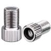 Silver Aluminum Alloy Colorful Bike Inflate Adapter - Convert Presta to Schrader, French/UK to US, Bike Inflatable Connector (5 Pack) view 1
