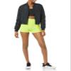 Core 10 Women's All Day Comfort 3" Bike Short, Neon Yellow, Medium view 3