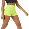 Core 10 Women's All Day Comfort 3" Bike Short, Neon Yellow, Medium view 4