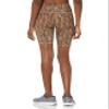 Core 10 Women's All Day Comfort 9" Bike Short, Beige, Snake Print, Small view 2